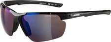  Alpina DEFEY HR Sportbrille Fahrradbrille black - CERAMIC mirror blue