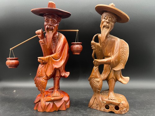Asiatische holz figuren - holz,