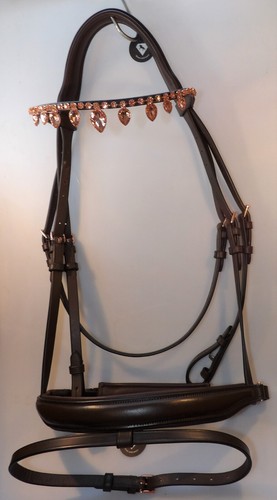 Trense braun strass diadem - braun,