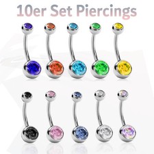 Piercings 10 Stück Set