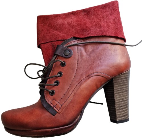 Mjus leder stiefelette 41 - stiefelette,
