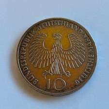 10 Deutsche Mark 1972 Münze