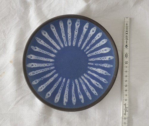 Wandteller blau ton - wandteller,