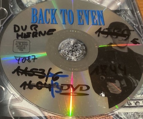 Back even dvd lesen und - to,