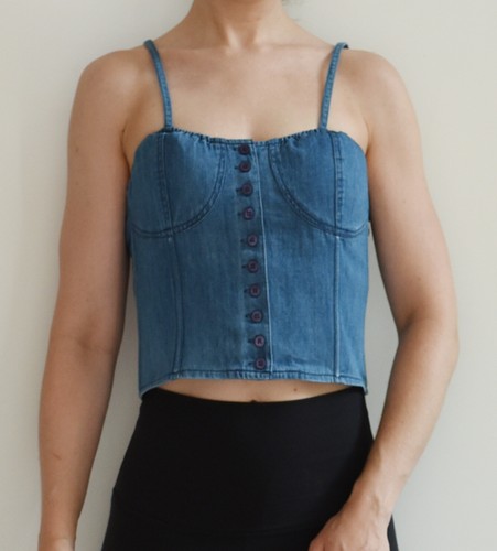 Crop corsagen top betty - top,