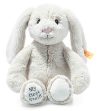 Mein erster Steiff Hoppie Hase - creme Plüsch Kuscheltier Baby Hase Stofftier - 242342