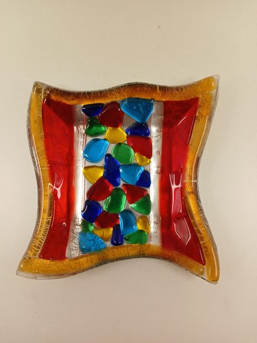 Kleine glasteller mit - kleine,