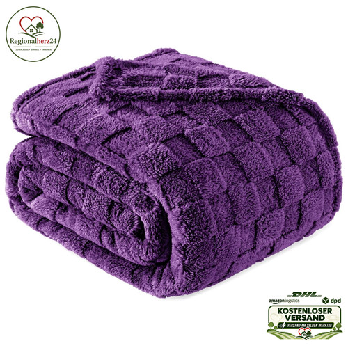 Kuscheldecke flauschig 150x200 - flauschig,