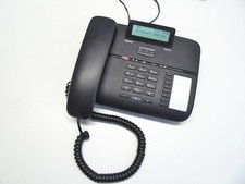 Gigaset DA810A schwarz Tischtelefon analog mit Anrufbeantworter