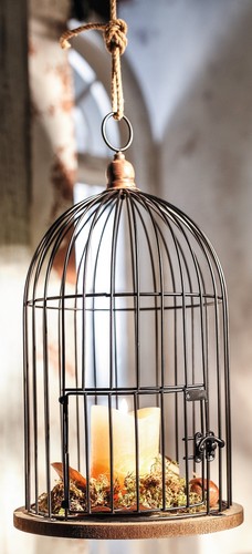 Deko käfig 41cm - deko, metall