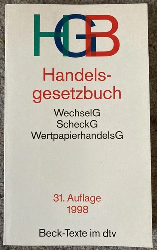 Hgb handelsgesetzbuch - hgb.,
