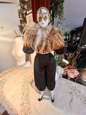 Venezianischer Harlekin Porzellan groß