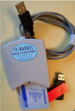 Lesegerät usb stick - lesegerät, +