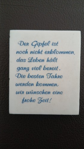 Blanche stempel der gipfel - stempel,