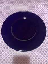 Traumhaft schöne Platzteller aus Glas von  Este C.E. Italy. Farbe deep Purple.