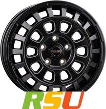 Borbet CW7 black matt 7x17"