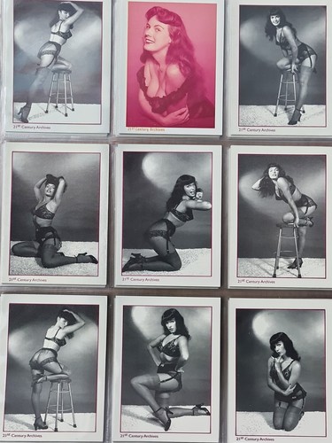 Bettie page trading cards - bettie,