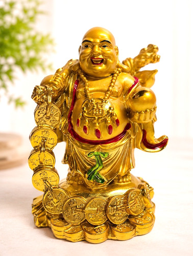 Lachender buddha mönch - buddha,