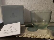 PARTYLITE Maxi - Teelichthalter Teelichtglas " Grünes Glas " P 9886