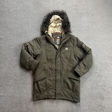 NIKE ACG Herren Jacke Parka Gr. S Winterjacke Jacket Kapuze Pelz Optik Beige