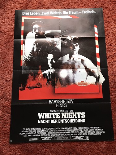White nights kinoplakat poster - white,
