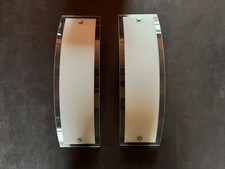 Wandleuchten, 2 Stück, gebogen, inkl. Leuchtmittel