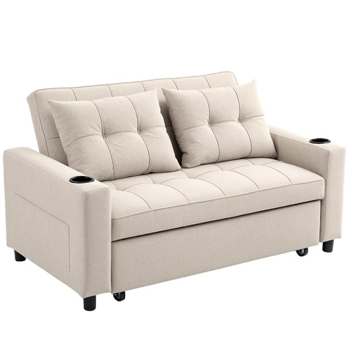Homcom sitzer ausziehbares - 2-sitzer,