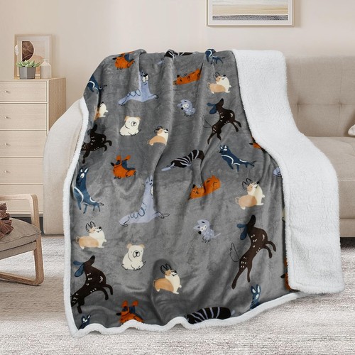 Sherpa kuscheldecke sofadecke - sherpa,