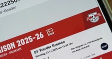 RB Leipzig - Werder Bremen, 23.11.2025, 2 Tickets (PDFs), Gäste, Block 7