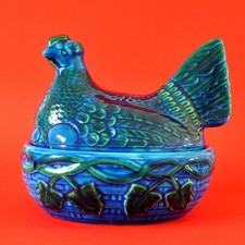 Keramik Eierdose, HUHN /