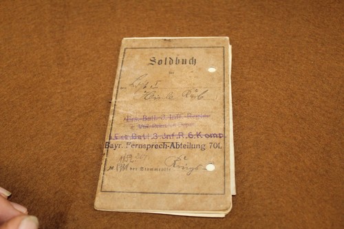 Soldbuch wk1 ww1 - wk1,