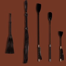 PU Leder Whip Paddle Flogger Peitsche Slapper BDSM Rollenspiel für Paar Folter