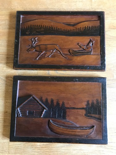 Wandbild relief inuit - wandbild, /