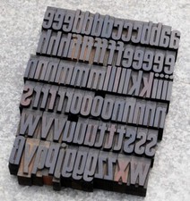 Alphabet holzbuchstaben - a-z,