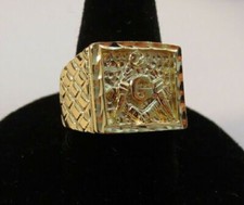 Größe 9 Herren 14Kt Gold