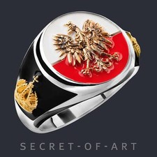 Polen Ring Poland 925 Silber