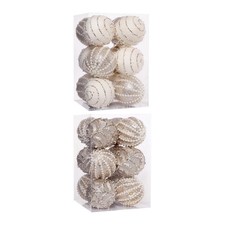 12x Weihnachten Ball Ornamente