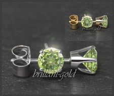 Ohrstecker 585 Gold, Peridot