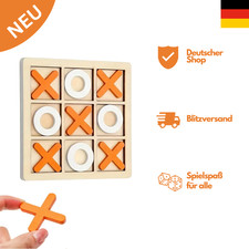Tic Tac Toe Spiel aus Holz –