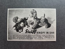 Werbung steiff knopf - werbung,