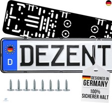 2X Kennzeichenhalter -