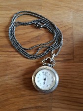 Taschenuhr Silber Handaufzug Damen Leumas