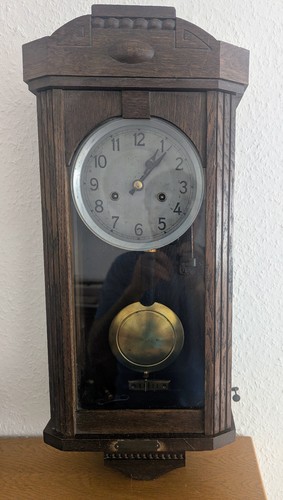 Wanduhr antik mit pendel - mit,