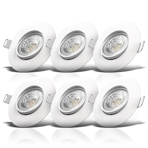 Led einbaustrahler - 6x,