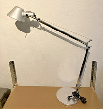 25070/ Artemide Tolomeo Tischlampe Tischleuchte silber Italy