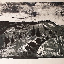 Herbert Hoedt Landschaft Berge