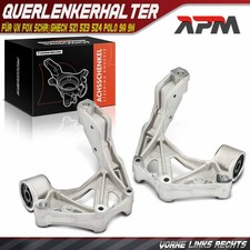 2x Achsschenkel Radaufhängung Vorderachse für VW Polo 9A 9N 6N2 Fox Schrägheck