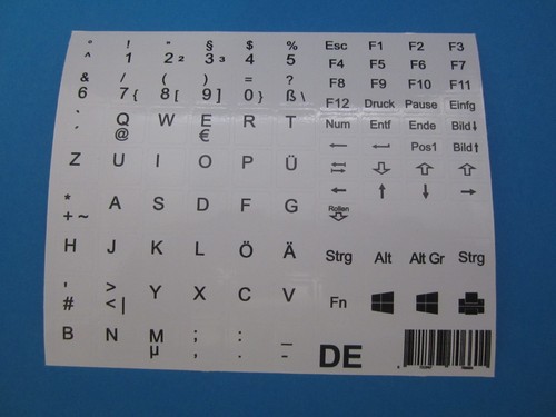 Tastaturaufkleber notebook - tastaturaufkleber,