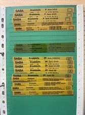 SABA NORDMENDE ORIGINAL Mikrofilme Videorecorder Fernseher Service RARITÄT