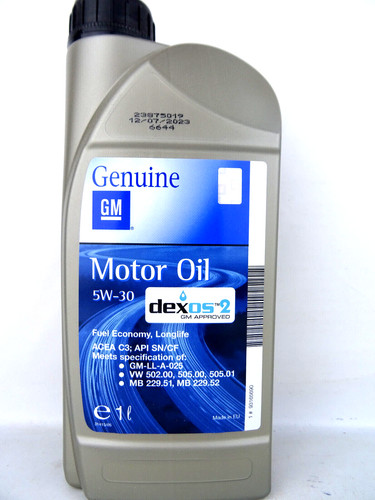 Original opel dexos 5w30 - gm, 2